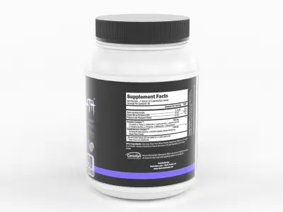 Protein Powders 3D model