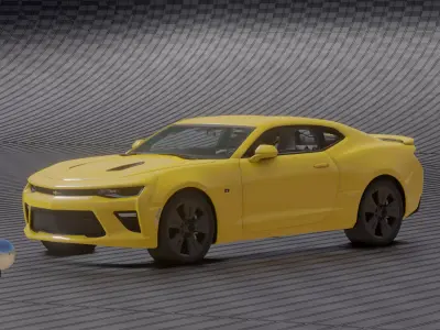 Chevrolet camaro Original Low-poly 3D model