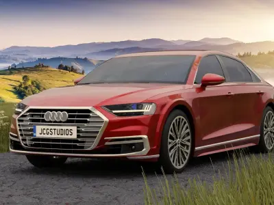 Audi A8L 2020  3D model