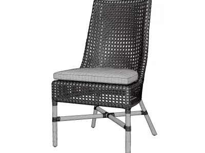 Maluku dining chair 3D model