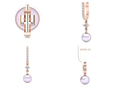 Earrings n6 3D print model