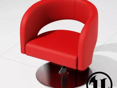 Swivel Furniture Design of Choo Chair UE4 3D model
