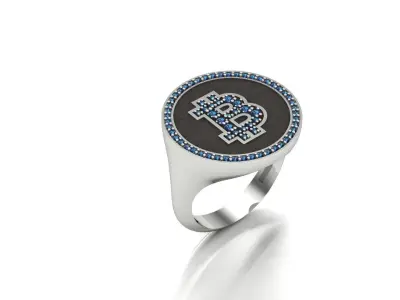Signet Ring 3D print model purchase