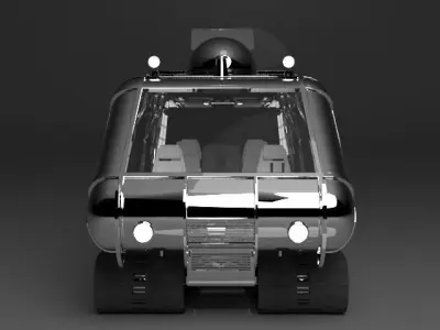 Transporter armored vehicle 3D model