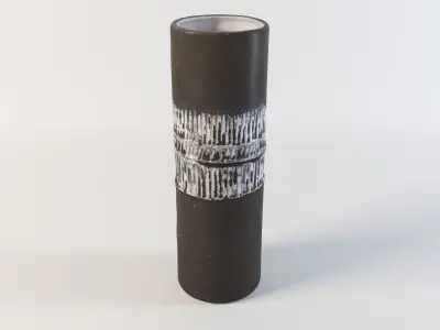 Ceramic Vintage Flower Vase 3d Scan 3D model