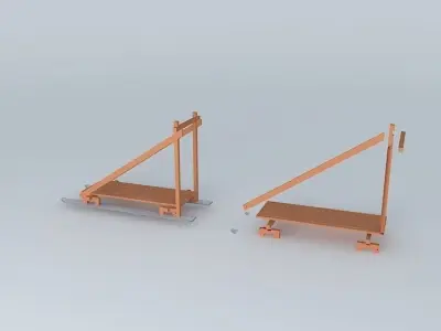 Klondike Sled Free 3D model