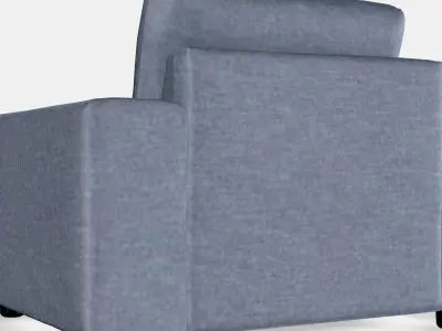 VIMLE Armchair 8 Low-poly 3D model