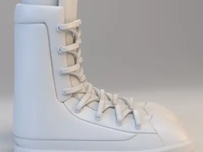 Cartoon Boots 3D model