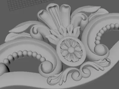 Sofa High quality 3d models for processing on a cnc machine 3D model