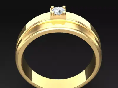 Luxury Men Rings Designs 5MR083 3D print model