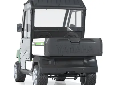 Yamaha Golf Cart UMAX CAB 3D model