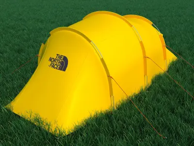 Mountain Tents 3D model