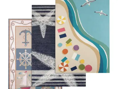 Rug Set 1351 3D model