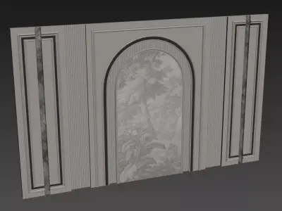 Decorative V95 Wall Panels 3D model