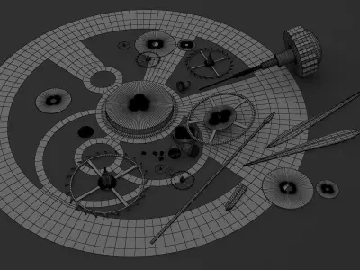 Watch Mechanism 3D model