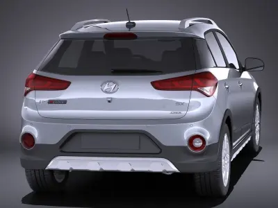 Hyundai i20 Active 2017 VRAY 3D model