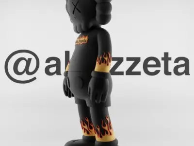 Kaws Palm Angels Bundle 3 Styles for Print 3D print model