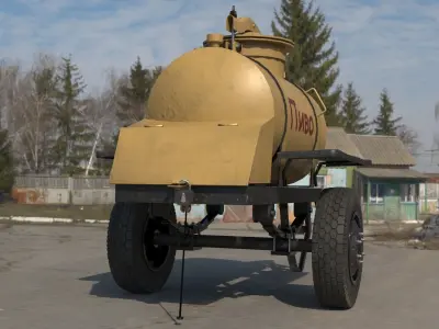 mobile beer keg 3D model