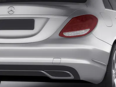 Mercedes C Class 2014 avantgarde 3D model