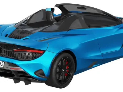 McLaren 750S Spider 3D model