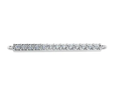 Diamond Row Pendant 2753 3D print model