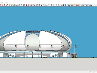 Sketchup Sport - Stadium 105 3D model