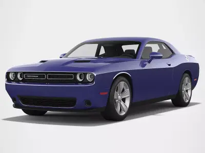 Dodge Challenger SXT 2015 3D model