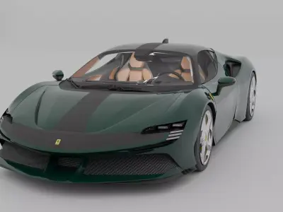 Ferrari SF90 3D model buy