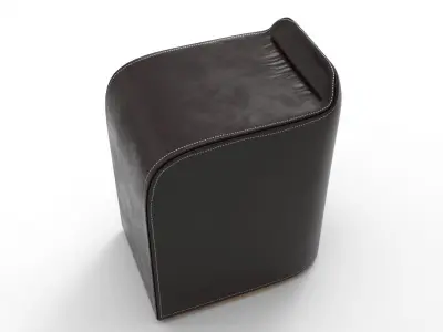 Sive Pouf Low-poly 3D model