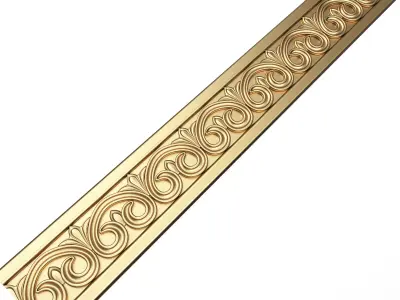 Ornament Element Molding 03 Low-poly 3D model