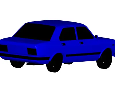 Fiat 132  3D model