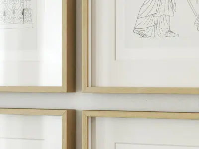 Gallery Wall 42 3D model