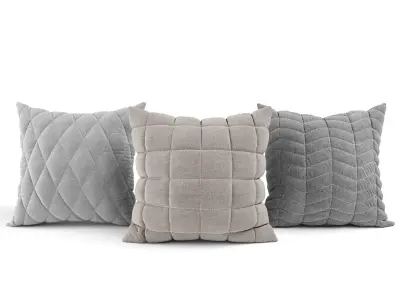 Decorative Pillows v002 3D model