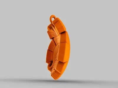 Mayan Girl Necklace 3D print model