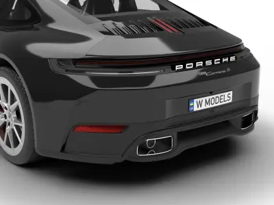 Porsche 911 Carrera 2025 S 3d model 3D model