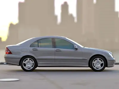 Mercedes-Benz  C-Class  2006 3D model