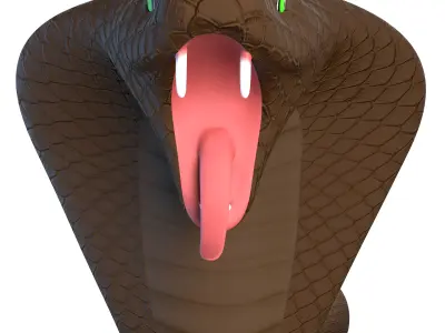 Snake Model Low-poly 3D model