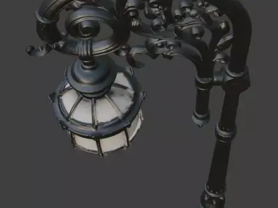 street light 3d model 3D model shop