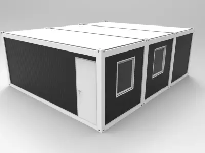 Container home 3D model