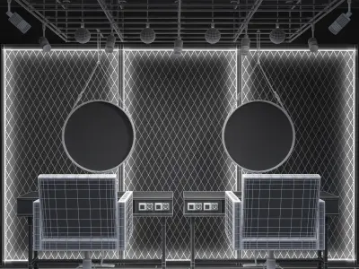 Beauty Salon 4 3D model