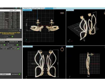 Earrings - 8766 3D print model