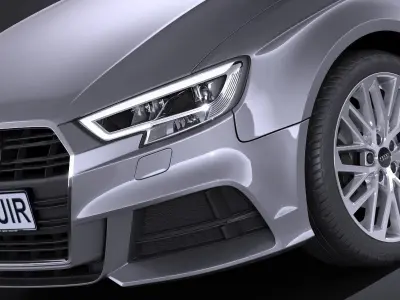 Audi A3 2017 3-door 3D model