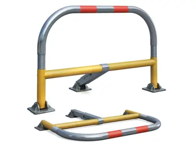 Parking Barrier 3D model