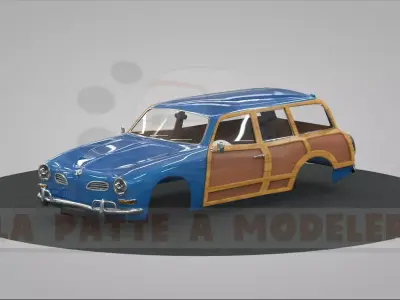 Volkswagen Karmann Squareback LPAM 3D model