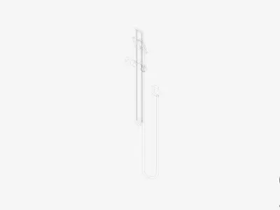 Shower - Rail - Luxury - XY Orli Low-poly 3D model