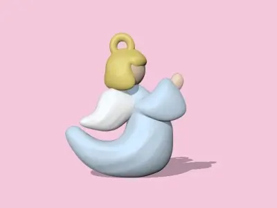 Angel tree to decorate your house 3D print model