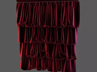 Red Cloth Free 3D model