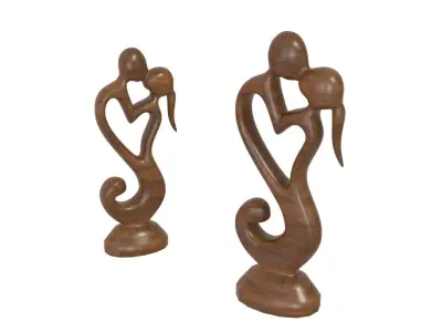 abstract sculpture  Low-poly 3D model