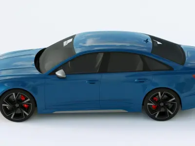 Audi RS6 Sedan 2020 3D model