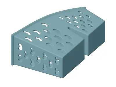 Plastic Stationery Objects Holder Toy 3D model